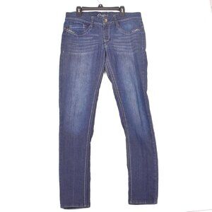 Candie's Women's Dark Wash Blue Jeans Straight Leg Size 5